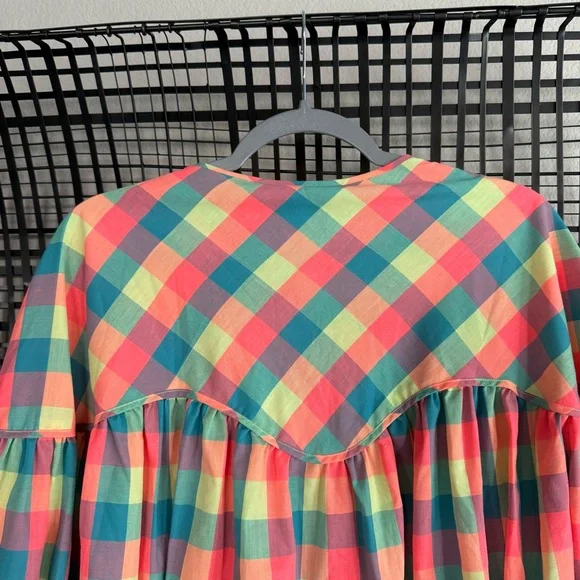 Hunter bell Naya Gingham Long Sleeve Top - Picture 7 of 8